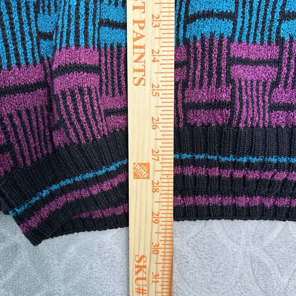 Colorful Geometric Pattern Men's Sweater - Picture 6 of 8